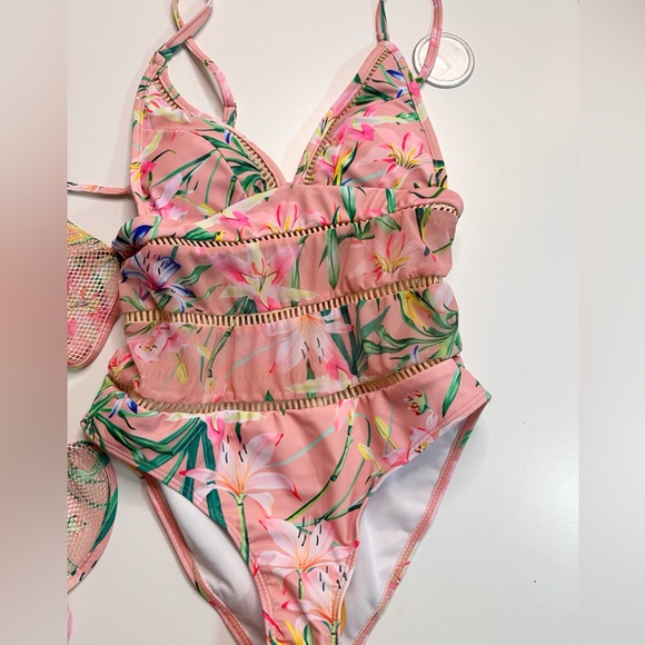 Swimsuit + coverup skirt set sz S - Picture 2 of 4